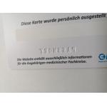 Silver Emboss Member Number Matte PVC Business Cards With White Signature Panel