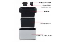 China 58mm Automatic Espresso Grounds Cleaner For Barista Tools Electric Grounds Cleaning Box supplier