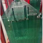 6.38-40.38mm PVB Clear Laminated Safety Glass Customized