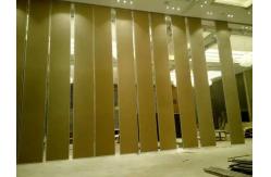 China 4m Height Operable Acoustic Sliding Partition Walls MDF Board + Aluminium Material supplier