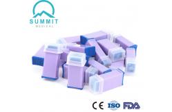 China 28G 1.8mm Pressure Activated Safety Lancets with Auto Retractable Needle, Purple supplier