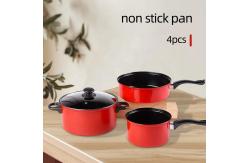 China Multifunctional Kitchen Iron Non Stick Pans And Pots Set With Lid supplier