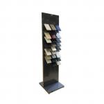 Free Standing Stable Floor Tile Display Rack Multifunctional Customized Color for sale