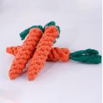 Carrot Shape Durable Dog Toys , Interactive Puppy Chew Toys 23 * 2 . 5CM for sale