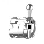 ALS Dental Orthodontic Metal Passive Bracket Lingual Self Ligating With Buccal Tube