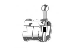 China ALS Dental Orthodontic Metal Passive Bracket Lingual Self Ligating With Buccal Tube supplier