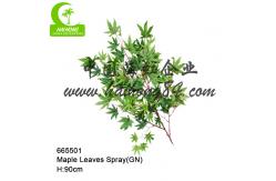 China No Nursing 90cm Artificial Tree Branches , Faux Maple Leaf Branch Easy To Care supplier