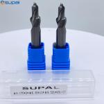 Customized Cutting Tools TiAIN Coating Carbide End Mill With Varying Cutting Speed And Feed Rate for sale