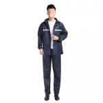 PU Coating Military Raincoat Poncho Windproof For Men And Women Full Body Protection for sale