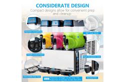 China 12Lx3 Tank Quality Slushie Machine Commercial Slush Frozen Drink supplier