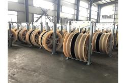 China 40KN MC Nylon Stringing Pulleys Bundled Conductor Pulley For Transmission Line supplier