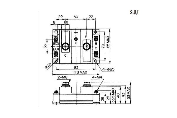 IGBT Power Module 1DI400A-120 POWER TRANSISTOR MODULE FUJITSU IGBT Power Module