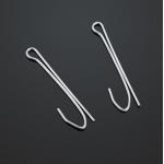 Silver Iron Drapery Tie Back Hooks Shower Curtain Hangers