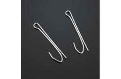 China Silver Iron Drapery Tie Back Hooks Shower Curtain Hangers supplier