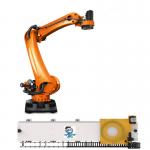 KUKA Palletizing Robot KR 240 R3200 PA With CNGBS Guide Rails As Automatic Palletizer Industrial Robot Arm for sale