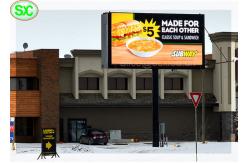 China Ultra Thin RGB P6 P8 IP65 Led Advertising Billboards With 3-*Year Warranty supplier