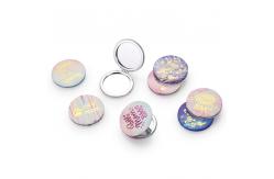 China Compact Mirror Glass Handheld Reflection Mirror supplier
