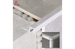 China TUV Box Edge Aluminum Tile Trim , 10.5mm Ceramic Tile Metal Edge Strips supplier