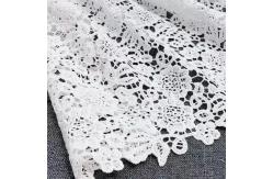 China lace fabric guipure embroidered wedding dress cheongsam lace fabric supplier