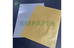 China 70g Metallized Beer Label Paper Aluminum Coated 1 Side White Back supplier
