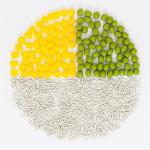 Ultra Absorbent Tofu Sand Litter White Low Tracking Clumping Cat Litter for sale