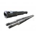 38CrMoALA Conical Twin Double Screw And Barrel For PP PVC ABS Extruder Screw for sale