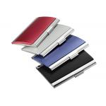 Aluminum Colorful Name Card Holder Metal Custom Logo Card Case for sale