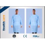 PP / SMS Disposable Surgical Gowns , Nonwoven Disposable Cloths Anti Bacteria for sale