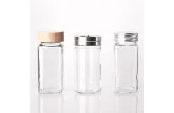 China Versatile Transparent 4oz 120ml Glass Spice Jar Bottle For Pepper supplier