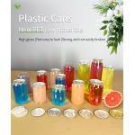 Wholesale 250ml 350ml 500ml Strong PET Plastic Bottles For Beverages With Aluminum End for sale