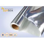 Fire Resistant Aluminum Foil Fiberglass Cloth With Good Hermetic And Weather Resistance for sale