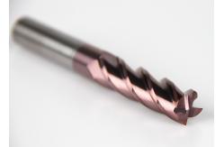 China 45hrc 55hrc 60hrc Square Milling Cutting Tools / Tungsten Carbide End Mill supplier