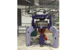 China Closed Tracks Double Jacquard Knitting Machine For Special Structured Jacquard Pattern supplier
