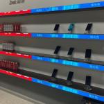Long Narrow Shelf Advertising Screen Stretch Bar Led Display Digital Signage P1.25 for sale