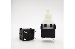 China Unlocked DIP Push Button On Off SPST Key Switch supplier