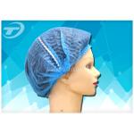 Colorful PP Nonwoven Clip Disposable Surgical Caps double elastic  for Cleanroom Lab for sale