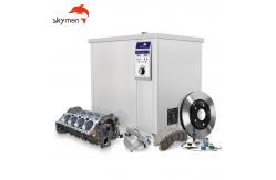 China 77L Industrial Injector Ultrasonic Cleaner Single Tank Casters SUS304 supplier