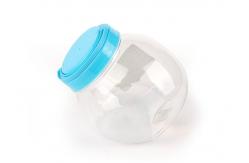 China Food Grade Clear Pet Jars , Airtight Waterproof Plastic Container supplier