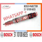 on stock fuel injector 0445120030 51 10100 6035 for MAN TRUCK