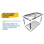 Boxspace Container For Housing Shipping Container Home 20ft Flat Pack Container Prefab Mobile House Space Capsule House for sale