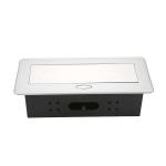 Hidden Conference Table Power Hub Aluminum Alloy Hydraulic Power Supply Data Box
