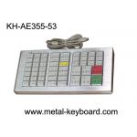 53 Colorful Resin Buttons Metallic Ruggedized Keyboard Vandal resistant and dust proof for sale