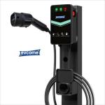Dc Fastest Residential Ev Charger Wall Mounted Station 7KW LED Indicator for sale