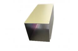 China Industrial Usage U Shaped Aluminum Extrusion , Extruded Aluminum Rectangular Tubing supplier