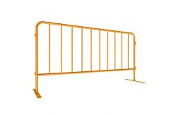 China Blue Portable Crowd Control Barriers Fence With Flat Feet supplier