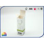 Customized Brown Kraft Folding Carton Box With Custom Logo Varnishing