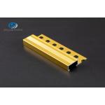 Tempered Aluminium Edge Trim Profiles , 10mm aluminium tile trim ASTM Approved