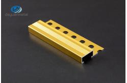 China Tempered Aluminium Edge Trim Profiles , 10mm aluminium tile trim ASTM Approved supplier