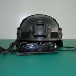 RoboCop Style 5m Smart Temperature Measuring Helmet