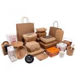 Eco-Friendly Fast Food Packaging Box for Burgers Fries Prompt Lead Time and Automatic Printing Process Machine for sale